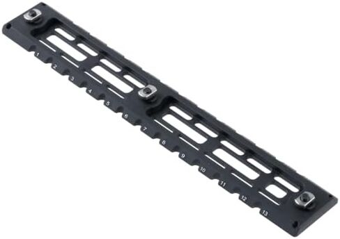 Leapers - Made in USA - MLOK ARCA Rail Compatible with Arca-Swiss RRS Dovetail Tripod Ballhead R-Lock MRAS Quick Release Plate Mount (6 Slots) in Saudi Arabia