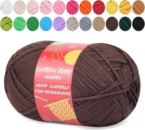 12.3OZ Yarn for Beginner Crocheting, 350g No Split Crochet Yarn, Beginners Yarn for Crocheting and Knitting with Crochet Hooks, Stitch Markers, Easy Yarn for Beginners Crocheting Christmas Decoration in Kuwait