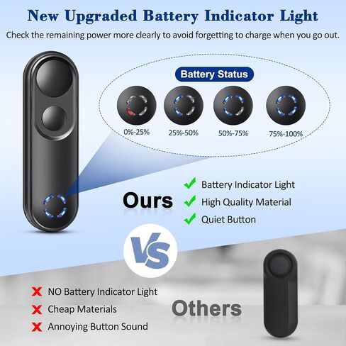 Smanu RF Remote Control Page Turner for Kindle Paperwhite Oasis Scribe Kobo,Clicker Page Turner Kindle Accessories for iPhone,iPad, Android Tablets Reading Novels,Camera Video Record&Shutter Selfie in Saudi Arabia