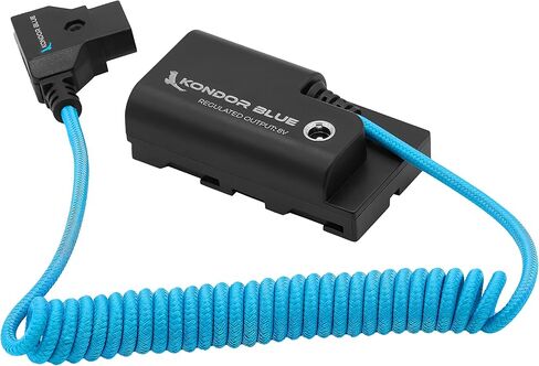 كابل بطارية دمى ملفوف من Kondor Blue D-Tap إلى NPF لسلسلة Sony L-Series، أزرق in Saudi Arabia