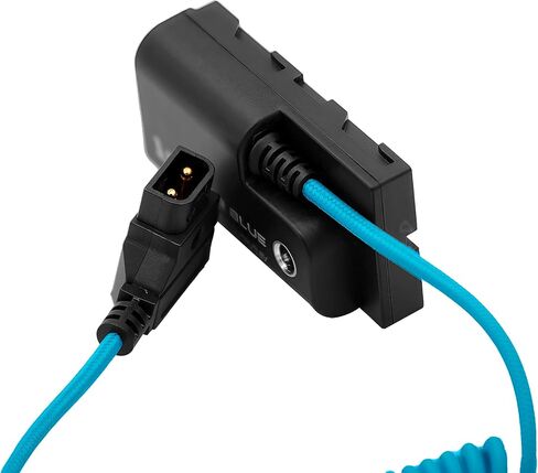 كابل بطارية دمى ملفوف من Kondor Blue D-Tap إلى NPF لسلسلة Sony L-Series، أزرق in Saudi Arabia