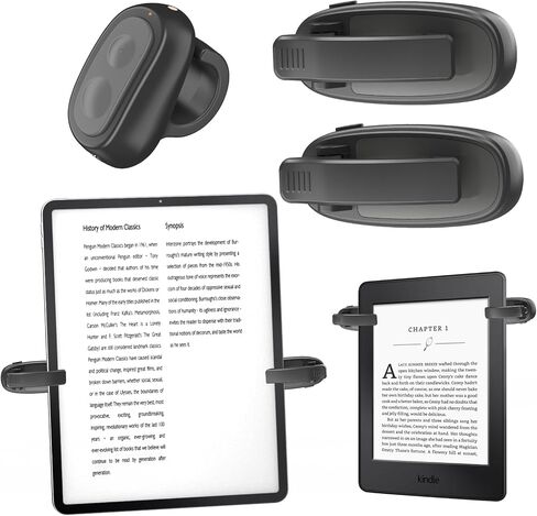 [مشبكين] جهاز التحكم عن بعد لصفحة البنصر لجهاز Kindle Paperwhite ملحقات جهاز التحكم عن بعد لجهاز Kindle Clip Clicker Page Turner لأجهزة Ipad Android والأجهزة اللوحية والهاتف ومشغلات الكاميرا in Saudi Arabia