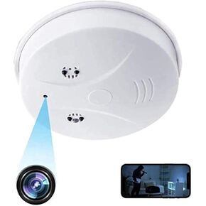TANGMI Hidden Camera Smoke Detector Wireless WiFi Camera with Video 1080P HD Small Camera with Night Vision and Motion Detection Indoor Camera for Home Security