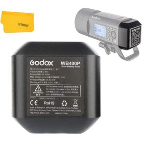 GODOX WB400P Lithium Battery Replacement AD400 Pro Flash, 21.6V/2600mAh 56.16Wh Li-ion Battery Pack for AD400Pro Outdoor Studio Flash Strobe Light