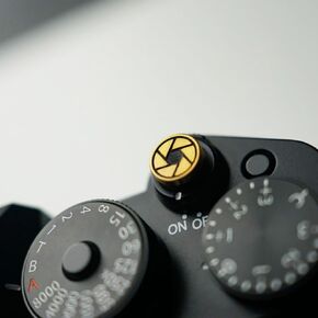 Pure Copper Aperture Shutter Button, Suitable for Fuji X100V X100F XE4 XE3 XPRO2 XT200 XT100 XT5 XT4 XT30 Nikon ZF ZFC