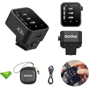 Godox X3-N X3N X3 N Touchscreen TTL Wireless Flash Trigger for Nikon, 2.4GHz Wireless, High Speed Sync, OLED Screen Adjustable Brightness TTL Speedlight Transmitter for Nikon Cameras (I-TTLAutoflash)