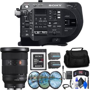 Sony PXW-FS7M2 XDCAM Super 35 Camera System (PXW-FS7M2) + Sony FE 24-70mm Lens + 120GB Card + BP-U35 Battery + Filter Kit + Bag + Memory Wallet + Cap Keeper + Cleaning Kit + HDMI Cable (Renewed)