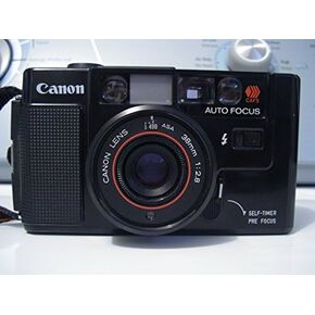 Canon AF35M 35mm Point & Shoot Film Camera CAFS Self-Timer Pre Focus w/Canon 38mm 1:2.8 Lens, Manual ISO Settings. Uses Color or B&W film. (Renewed)