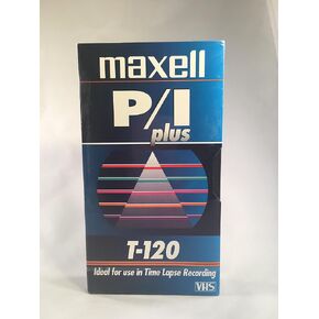 Maxell P/I Plus T-120 VHS, Pack of 10