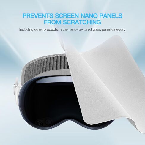 TUCANA Soft Polishing Cloth for Apple Display with Nano-texture Glass, Compatible with Apple Vision Pro, iPhones, iPads and MacBooks in Saudi Arabia