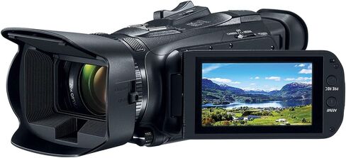 Canon Vixia HF G50 UHD 4K Camcorder (3667C002) with 2 Extra Batteries, Close Up Diopters,Tripod, Padded Case, LED Light, 64GB Card, Tripod, 4K Monitor, Rode Mic Go and Much More (Renewed) in Saudi Arabia