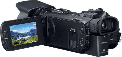 Canon Vixia HF G50 UHD 4K Camcorder (3667C002) with 2 Extra Batteries, Close Up Diopters,Tripod, Padded Case, LED Light, 64GB Card, Tripod, 4K Monitor, Rode Mic Go and Much More (Renewed) in Saudi Arabia