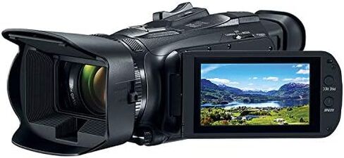 كاميرا فيديو Canon Vixia HF G50 UHD 4K (أسود) (3667C002) مع بطارية إضافية، وفلتر للأشعة فوق البنفسجية، وديوبتر قريبة، وعدسة زاوية واسعة، وحامل ثلاثي القوائم، وحقيبة، وإضاءة LED، وبطاقة ذاكرة سعة 64 جيجابايت + المزيد - حزمة متقدمة (متجددة) in Kuwait