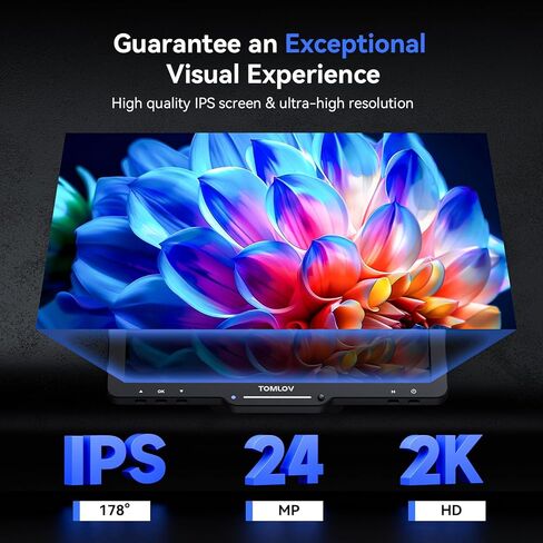 TOMLOV TriL110 10.1 بوصة 3 عدسات 2K HDMI مجهر رقمي 2500X، مكبر مجهر للعملات المعدنية بالكامل مع شاشة IPS، مجهر لحام LCD للبالغين، 14 مصباح LED، متوافق مع الكمبيوتر/التلفزيون، 64 جيجابايت in Kuwait