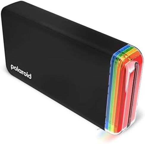 Polaroid Hi-Print - طابعة صباغة صور جيب 2x3 متصلة بالبلوتوث من الجيل الثاني - حزمة سوداء (9129) مع ورقتين عاليتي الطباعة 2x3 - (40 صورة)، USB - كابل USB من النوع C بطول 6 أقدام، والمزيد in Saudi Arabia