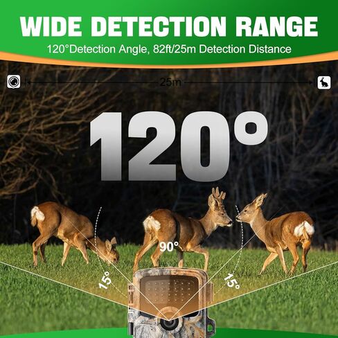 ترسل كاميرا Trail صورة إلى الهاتف الخلوي، وكاميرا WiFi Trail بدقة 48 ميجابكسل، وكاميرا Trail مع 28 قطعة من كاميرات ألعاب LED غير متوهجة 940 نانومتر مع رؤية ليلية مع نطاق 120 درجة، وسرعة تشغيل 0.1 ثانية in Kuwait