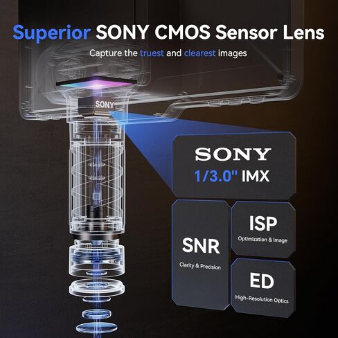 TOMLOV 2024 مجهر رقمي DM501S 2K جديد بذراع مرن، مجهر لحام 7 بوصات 2000X، مجهر عملة HDMI بدقة 48 ميجابكسل مع ضوء، مجهر رقمي مرن LCD للإصلاح الإلكتروني مع مستقطب، 64 جيجابايت in Kuwait