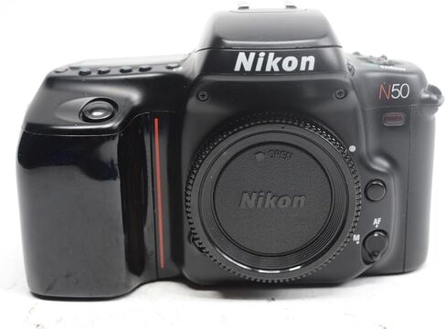 Nikon N50 / F50 35MM Film SLR Camera Body Only (Renewed), Black in Saudi Arabia