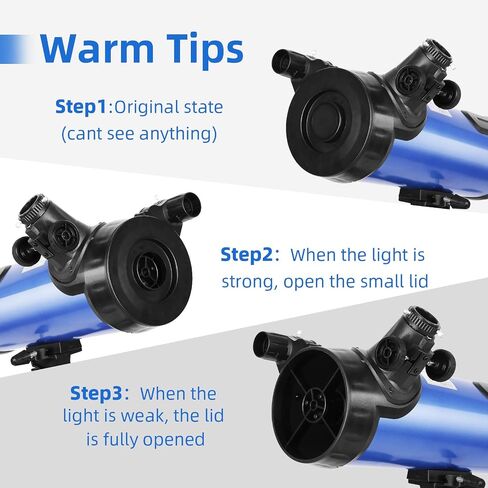 Telescope for Beginners,115mm Aperture 500mm AZ Mount Photography Tripod 29.9-46.6In Astronomical Reflector Telescope for Adults Kids, Portable Travel Telescope with Backpack Phone Adapter in Saudi Arabia