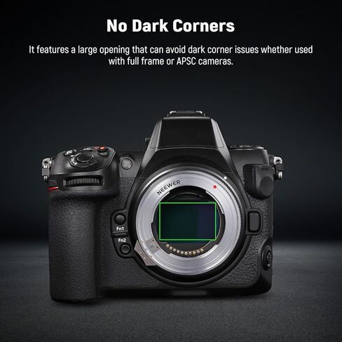 NEEWER FE/E Mount Lens to Z Mount Camera Auto Focus Converter مع تحديث البرامج الثابتة المتوافقة مع Tamron Sony Sigma FE/E Lens Nikon Z Mount Camera، غير متوافق مع عدسات Zeiss Batis، NW-ETZ Pro in Saudi Arabia
