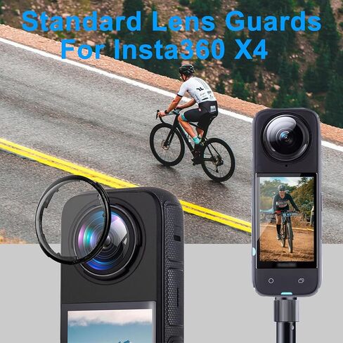 Insta 360 X4 Tempering Glass Lens Guards Case 10H Hardness, Lens Protector Cover for Insta360 X4 Accessorie in Saudi Arabia