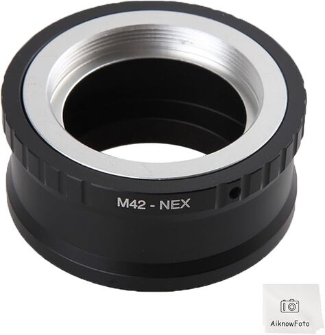 محول تركيب عدسة AiknowFoto، عدسة M42 إلى محول NEX E-Mount، متوافق مع Sony Alpha NEX-7 NEX-6 NEX-5N NEX-5 NEX-C3 NEX-3 in Saudi Arabia