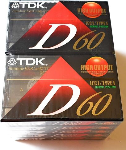 TDK D60 60 Minute Audio Tape (10 pack) in Saudi Arabia
