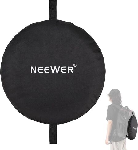 Neewer حقيبة حمل 17 بوصة/43 سم لعاكس الضوء القابل للطي، حقيبة تخزين محمولة بمقبض مزدوج تناسب العاكسات حتى 43 بوصة/110 سم، حقيبة نايلون شديدة التحمل للتصوير في الهواء الطلق، NB-06 in Saudi Arabia
