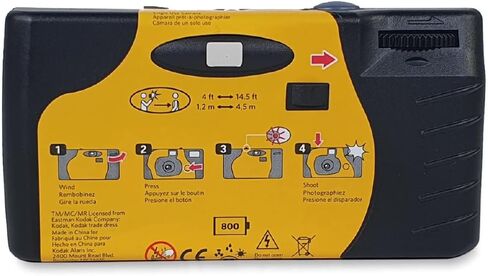 Kodak Power Flash Single Use Disposable Camera (39 Exposures) 3961315 3 Pack in Saudi Arabia