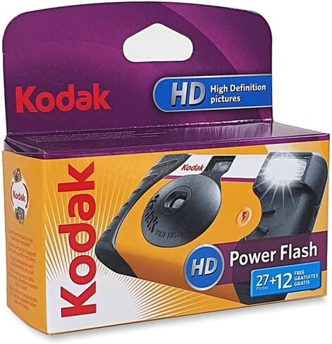 Kodak Power Flash Single Use Disposable Camera (39 Exposures) 3961315 3 Pack in Saudi Arabia