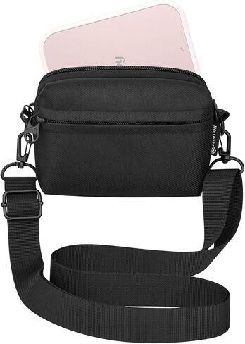 Travel Case Compatible with Canon Ivy 2 Mini Photo Printer/Ivy CLIQ+2 CLIQ 2 CLIQ+ Instant Camera Printer, Storage Bag for KODAK Step/HP Sprocket 2x3 Mobile Photo Mini Printer, Black in Saudi Arabia