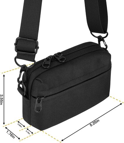 Travel Case Compatible with Canon Ivy 2 Mini Photo Printer/Ivy CLIQ+2 CLIQ 2 CLIQ+ Instant Camera Printer, Storage Bag for KODAK Step/HP Sprocket 2x3 Mobile Photo Mini Printer, Black in Saudi Arabia
