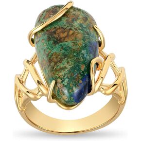 Stauer - Women's Azurmalachite Earth View Ring