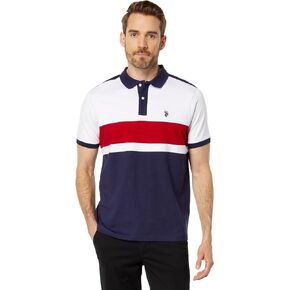 U.S. Polo Assn. Jersey Three-Color Color-Block Knit Shirt