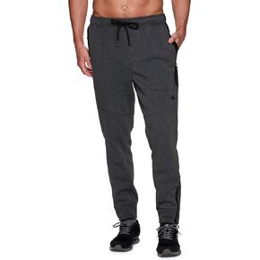 RBX Fleece Joggers for Men, Men's Fleece Sweatpants with Bonded Zipper Pockets, Cotton Blend Fleece Jogger Pants