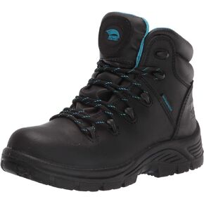FSI FOOTWEAR SPECIALTIES INTERNATIONAL Women's 7673 Framer Black Leather Soft Toe EH Work Boots