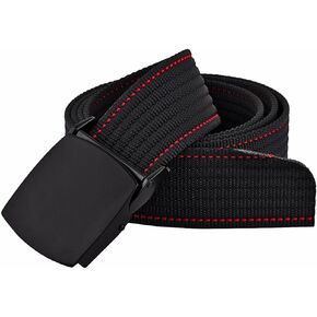 Men's Nylon Webbing Belt Military Style Tactical Duty Belts for Men
