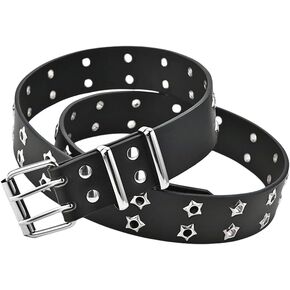 Goth Belt Punk Y2k Studded Leather Belt Gothic Waist Belts