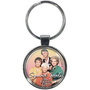 Ata-Boy Golden Girls Keychain - Golden Girls Squad Goals Keyring Keychain for Fans, Check out Collection of Golden Girls Merchandise for Gift ideas…