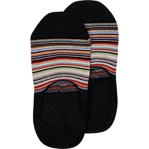 Paul Smith Women's Signature No Show Socks, Black, One Size