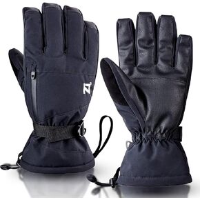 Ski Gloves for Men Women Winter Gloves Waterproof Windproof Snow Gloves for Cold Weather Snowboarding Skiing