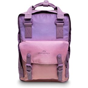 Doughnut Macaroon Sky Series 16L Travel College School Lightweight Casual Bookbag Backpack for Women Girls with Laptop Compartment Fit 14Inch Notebook