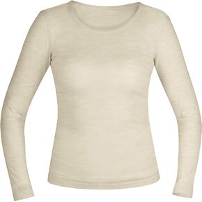 UTENOS 100% Merino Wool Ultra Soft Woman Long Sleeve Base Layer Undershirt Made in Lithuania