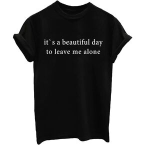 YITAN Letter Print Short Sleeve O Neck Women T Shirt Top