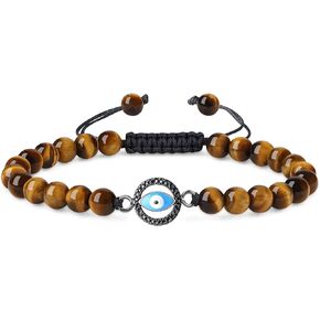 COAI Stone Beaded Evil Eye Bracelet