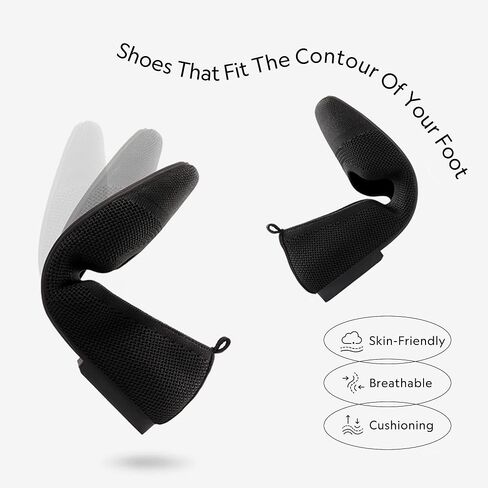 BURUDANI Knit Ballet Flat for Women, Comfortable Square Toe Mesh Flats for Casual Dressy Work Office Shoes in Saudi Arabia