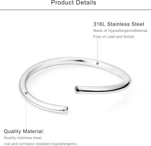 Lcolyoli 18 قطعة 18 جرام 316L الفولاذ المقاوم للصدأ الأنف الدائري هوب الغضروف هوب الحاجز ثقب للنساء الرجال 6 مللي متر 8 مللي متر 10 مللي متر in Kuwait
