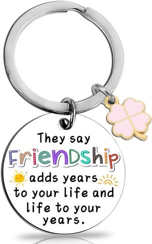 OEHEDOU Funny Friendship Gifts Birthday Gifts For Women Friends Best Friends Gifts For Women Friends Birthday Gifts keychain Gift For Friend Soul Sister Bestie BFF Valentine's Day Gifts in Saudi Arabia