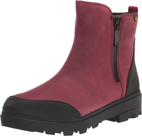 BOGS Women's Holly Zip Leather Boot Rain in Saudi Arabia