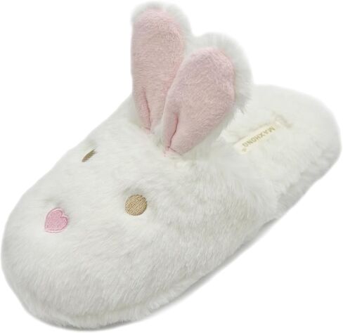 شبشب لطيف على شكل حيوان للنساء، شباشب منزلية مريحة من إسفنج الذاكرة، بطانة من الصوف الناعم، نعل مريح مانع للانزلاق، نعال داخلية على شكل أرنب للقطط والكلاب in Kuwait